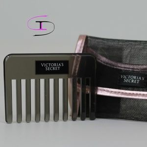 Victoria's Secret Travel Comb in Black Mesh Case